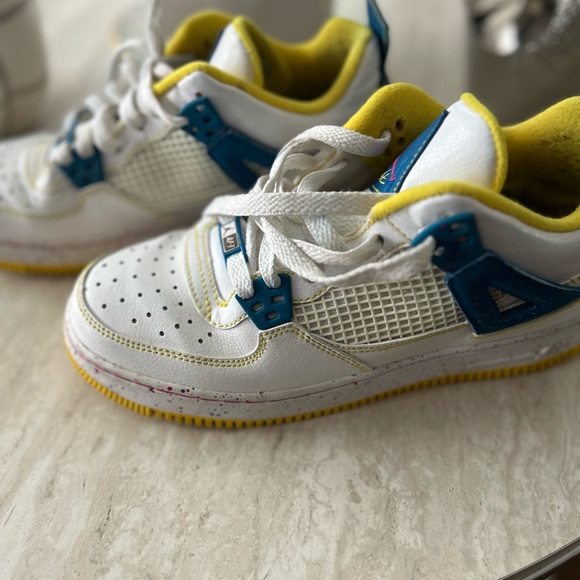 NIKE JORDAN AF1 FLIGHT FUSION SNEAKERS - Picture 1 of 8
